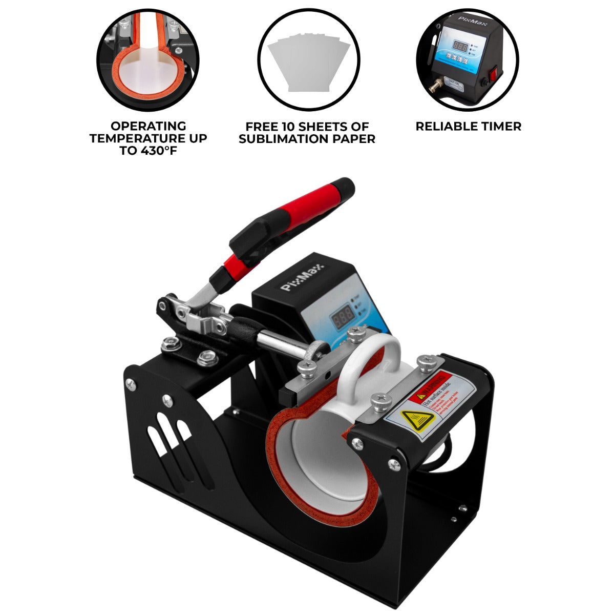 PixMax Sublimation Mug Press Machine - Used - Acceptable