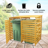 Double Wheelie Bin Storage - Used - Very Good