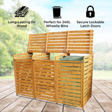 Triple Wheelie Bin Storage - Used - Good