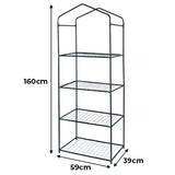 Mini Greenhouse 4 Tier with Plastic Cover - Like New
