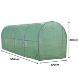 Polytunnel 19mm 5m x 2m with Racking - Like New