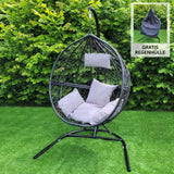 Black Egg Chair - Like New