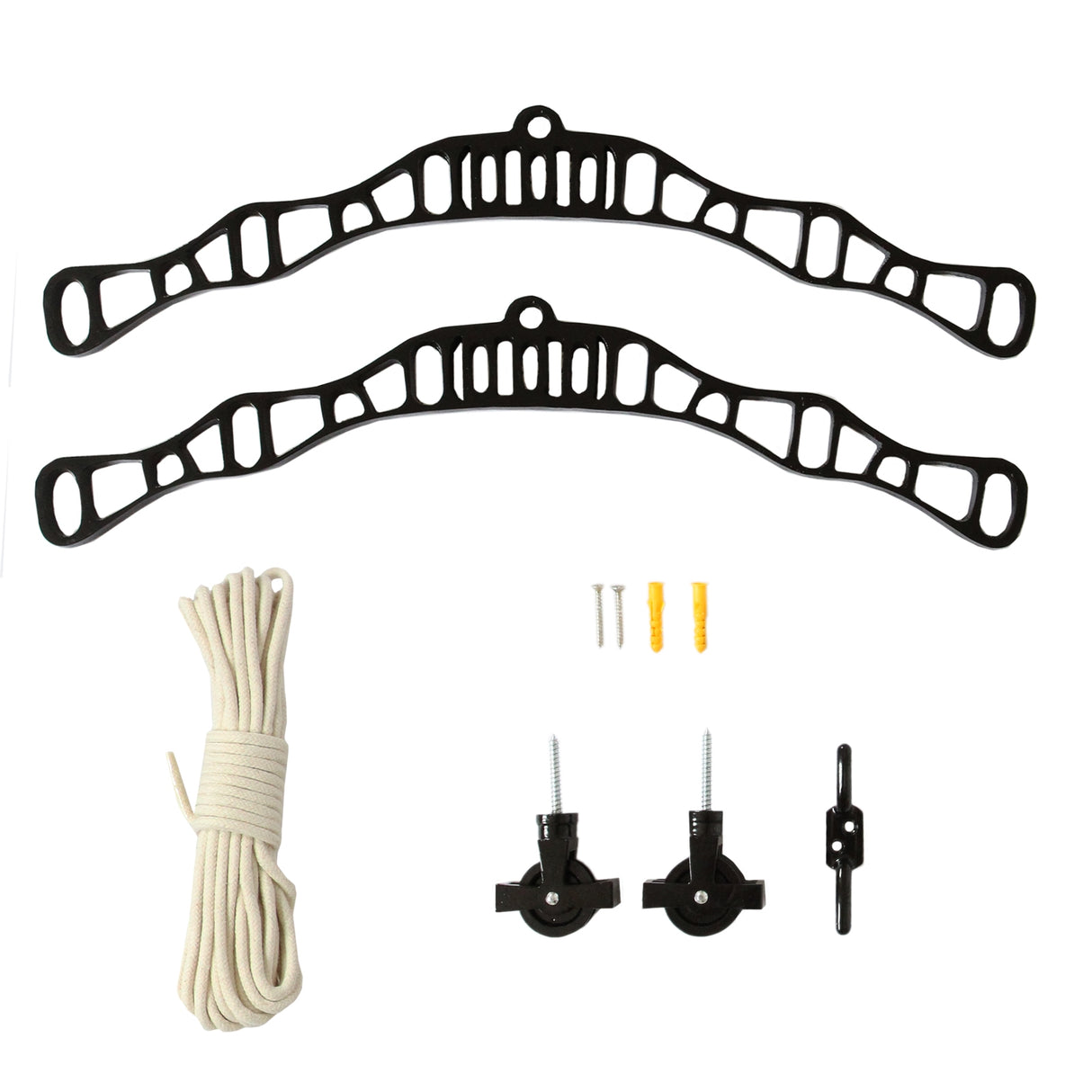 Clothing Airer Ceiling Pulley - Black - 1.2m - Used - Good