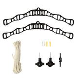 Clothing Airer Ceiling Pulley - Black - 1.2m - Used - Acceptable