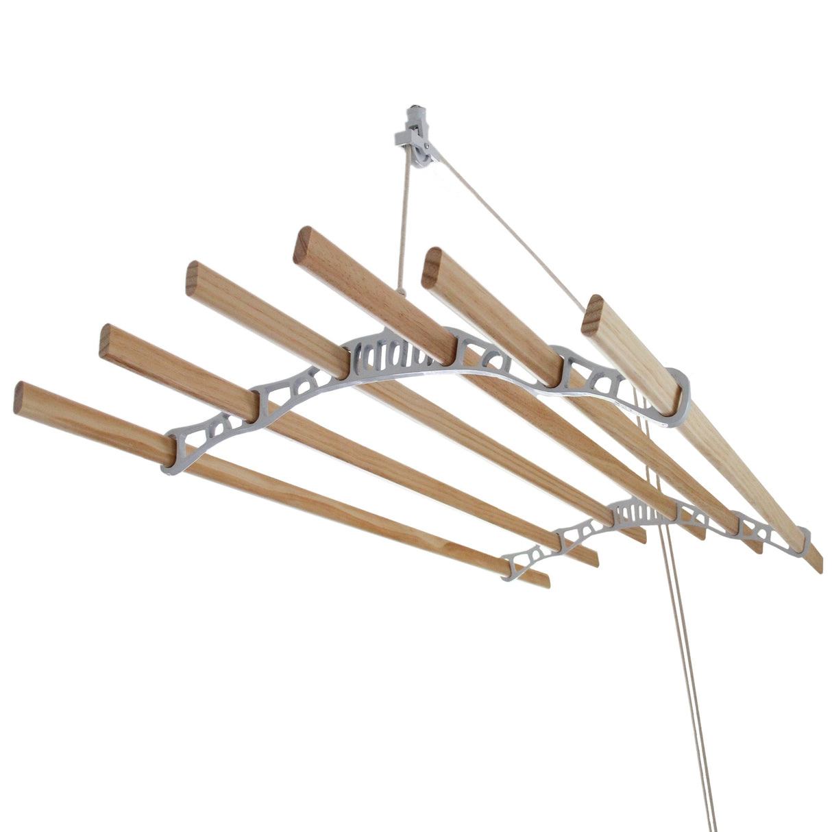 Clothing Airer Ceiling Pulley - White - 1.2m - Used - Acceptable