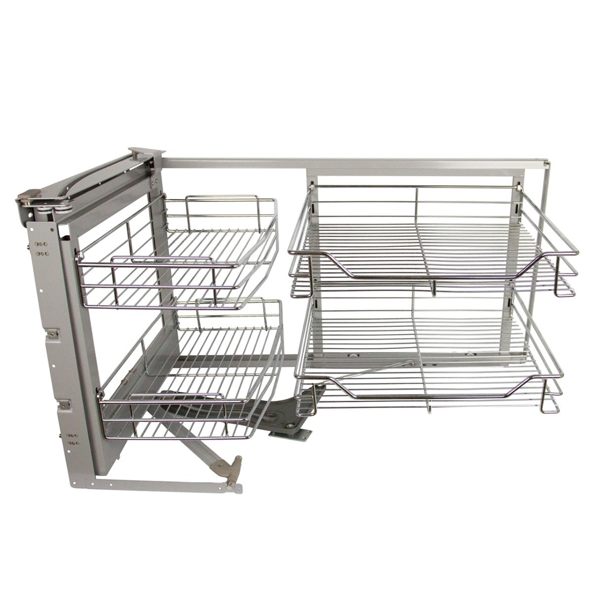 KuKoo Corner Kitchen Cupboard Pull Out Drawers - Left Hand - Like New
