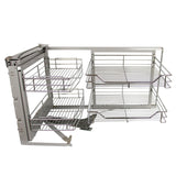 KuKoo Corner Kitchen Cupboard Pull Out Drawers - Left Hand - Like New