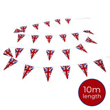 2 x Union Jack Flag Bunting 10m - Like New