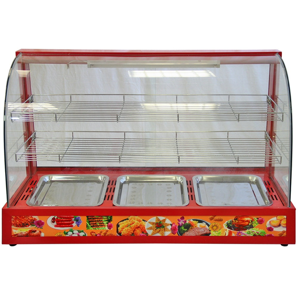 KuKoo 90cm Wide Glass Food Warmer - Like New