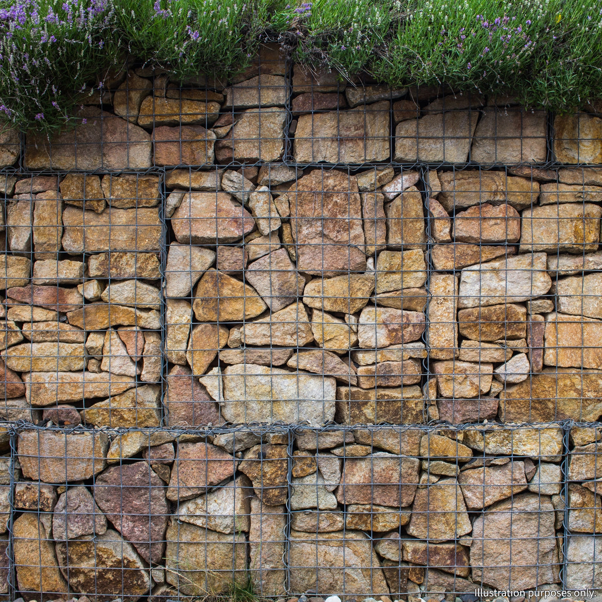 Gabion Baskets 100 x 30 x 30cm / 3 Pack - Like New