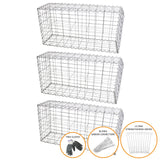 Gabion Baskets 100 x 50 x 30cm / 3 Pack - Used - Good