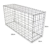 Gabion Baskets 100 x 50 x 30cm / 3 Pack - Used - Good