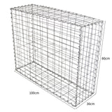 Gabion Baskets 100 x 80 x 30cm / 2 Pack - Used - Acceptable