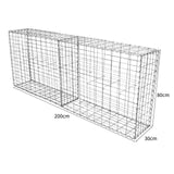 Gabion Baskets 100 x 80 x 30cm / 2 Pack - Used - Very Good