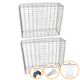 Gabion Baskets 100 x 95 x 30cm / 2 Pack - Used - Acceptable