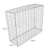 Gabion Baskets 100 x 95 x 30cm / 2 Pack - Used - Acceptable
