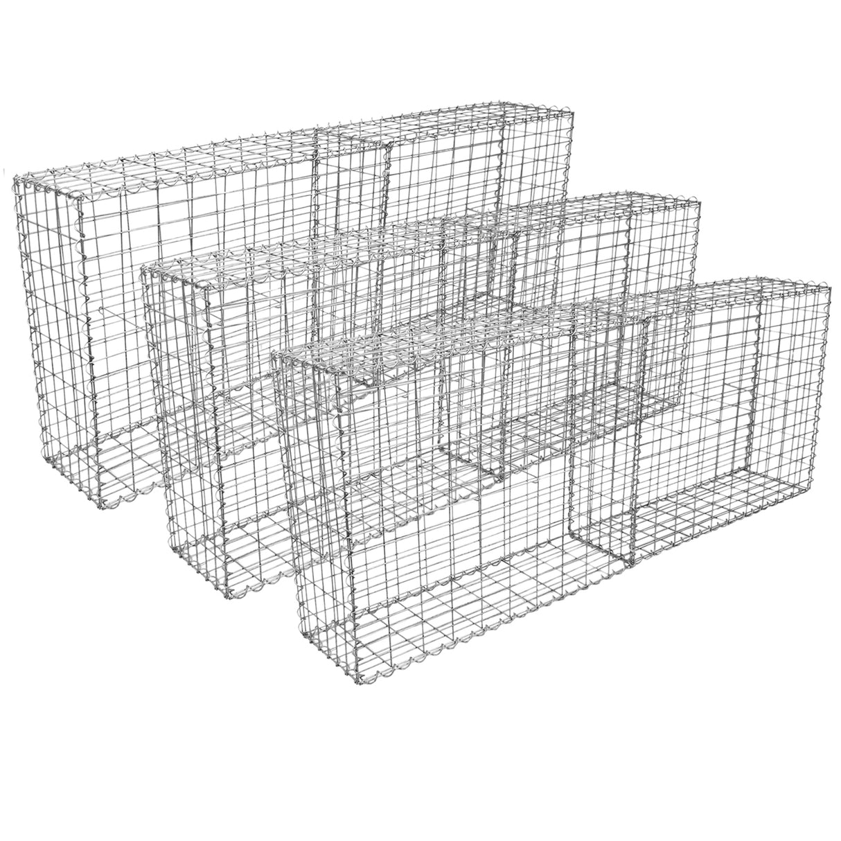 Gabion Baskets 100 x 95 x 30cm / 6 Pack - Used - Very Good