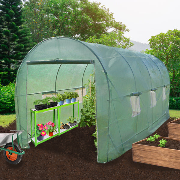 Polytunnel 25mm 6m x 3m with Racking - Used - Very Good