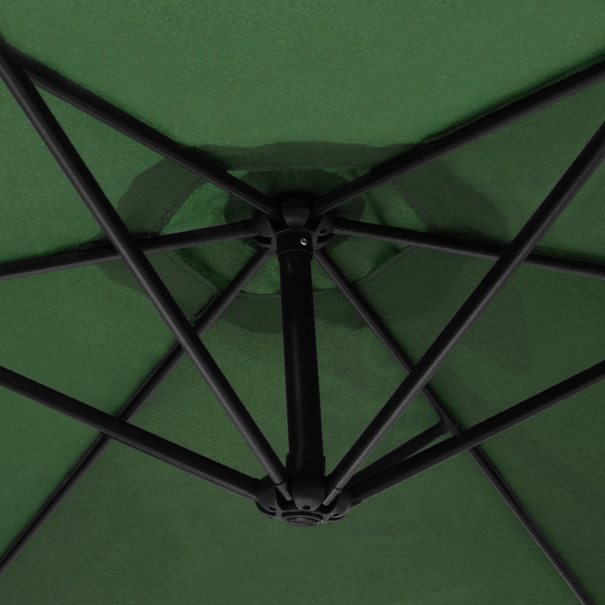 Green Cantilever Parasol & Fan Base - Used - Acceptable