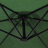 Green Cantilever Parasol & Fan Base - Used - Acceptable