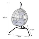 Grey Egg Chair - Used - Acceptable
