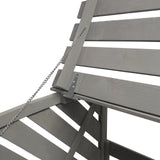Grey Wash Double Wheelie Bin Storage - Like New