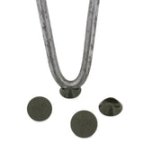 4 x 16" Hairpin Legs - 3 Prong - 10mm - Raw Steel - Like New