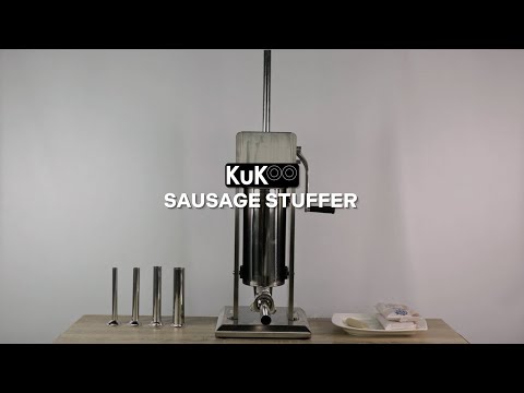 KuKoo 5L Sausage Stuffer & Clipper Set - Used - Good