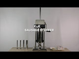 KuKoo 7L Sausage Stuffer & Clipper Set - Used - Acceptable