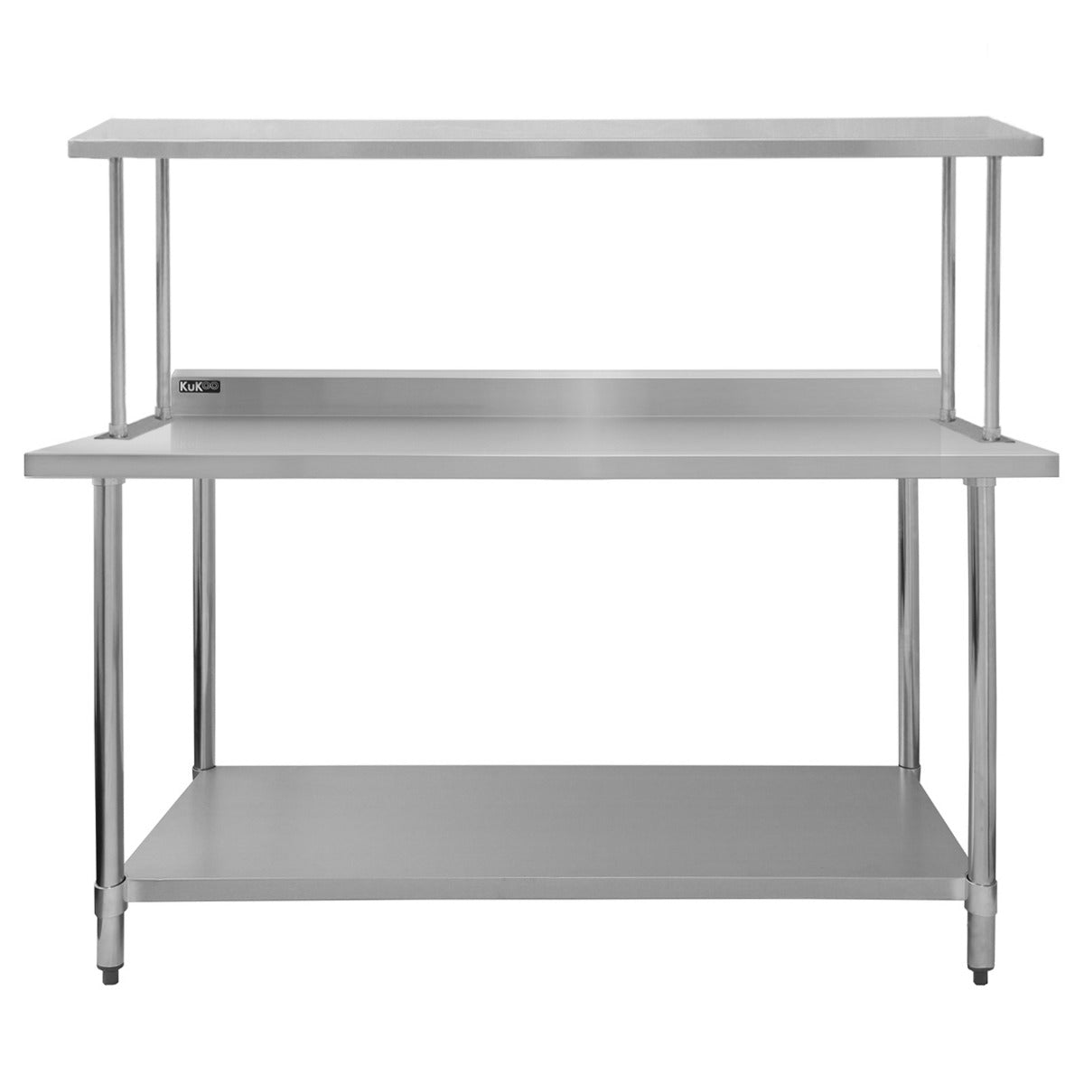 5ft Catering Bench With Single Over-Shelf - Used - Good