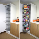 KuKoo Pull Out Soft Close Kitchen Larder – 170-195cm High - Used - Acceptable