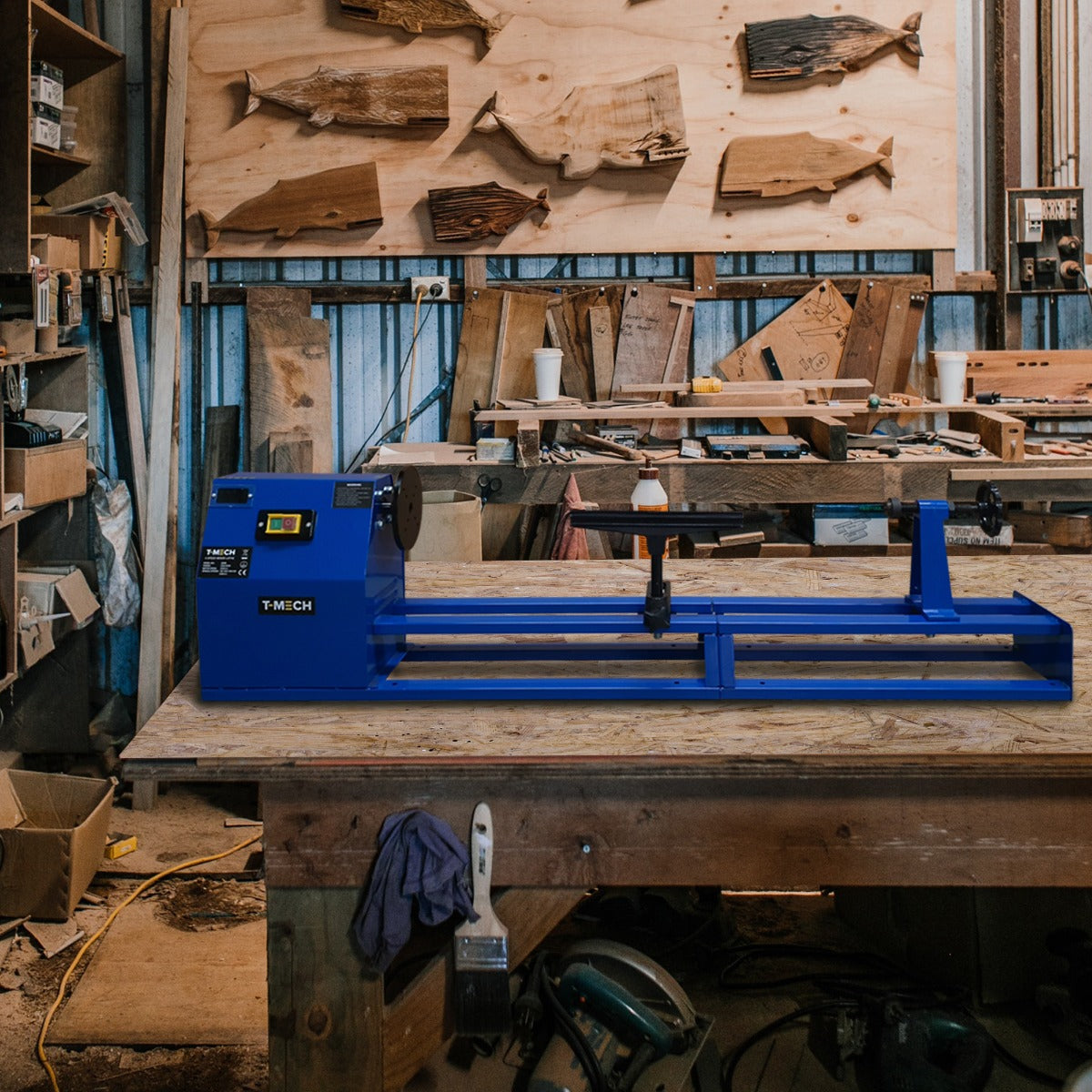 T-Mech Wood Lathe - Like New