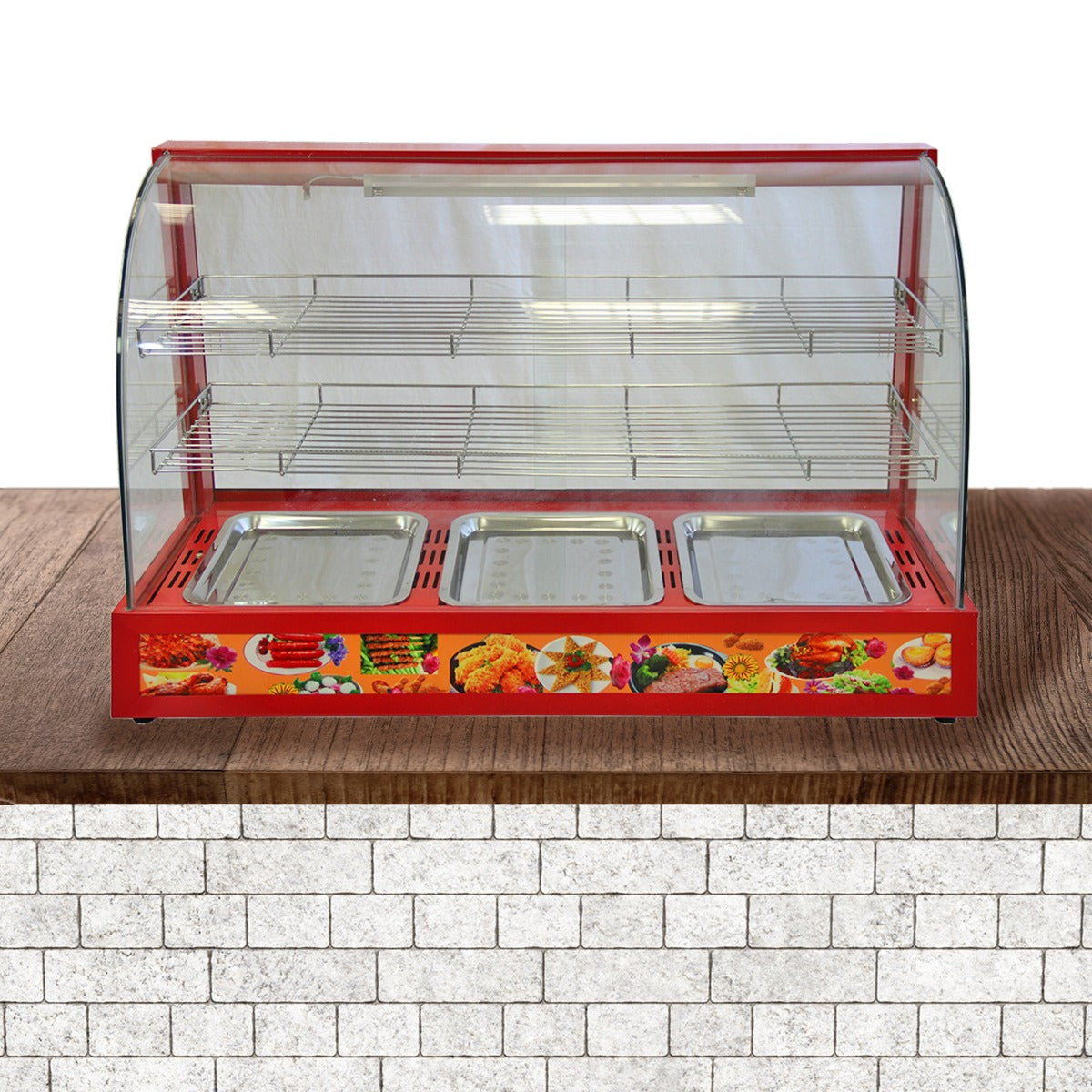 KuKoo 90cm Wide Glass Food Warmer - Used - Acceptable