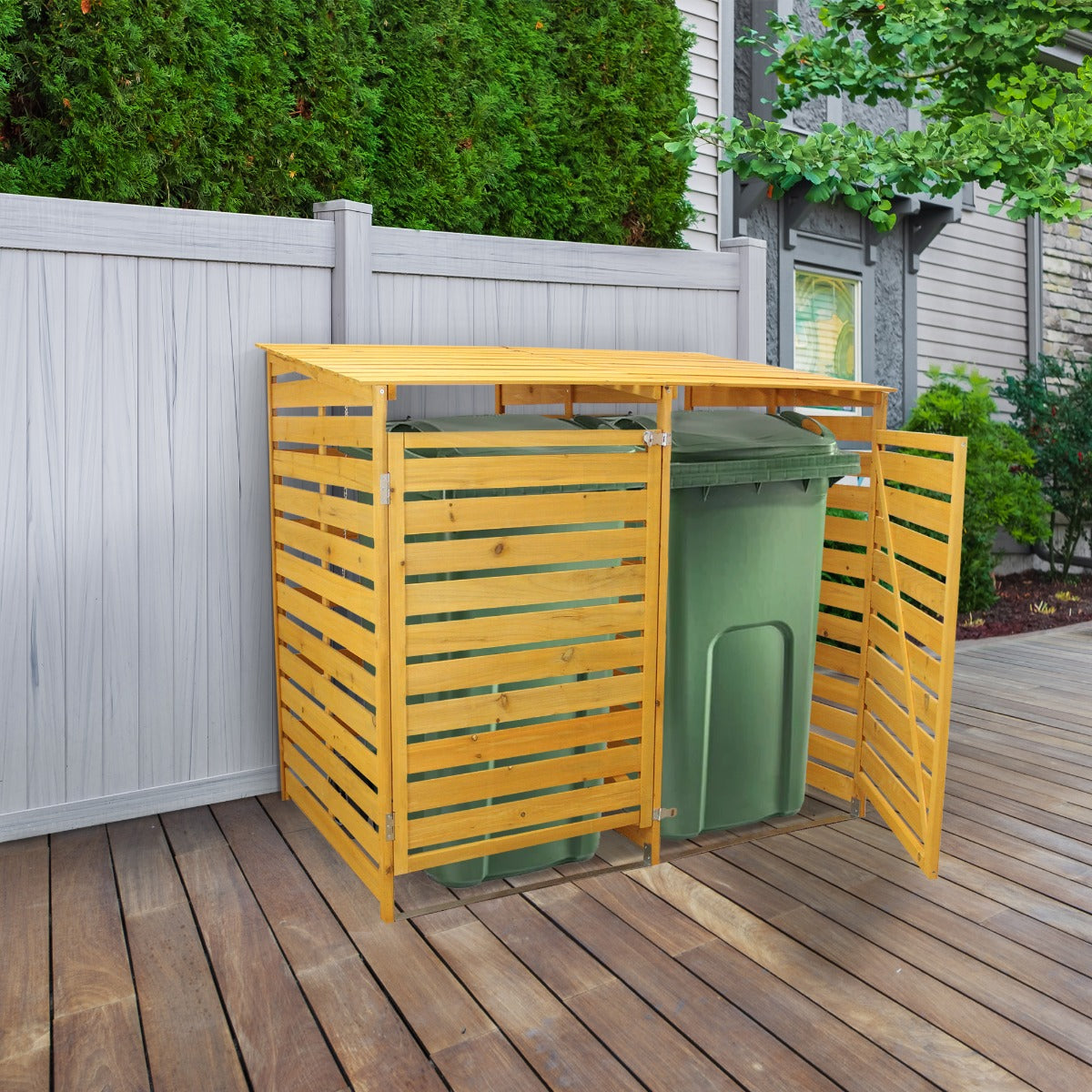 Double Wheelie Bin Storage - Like New