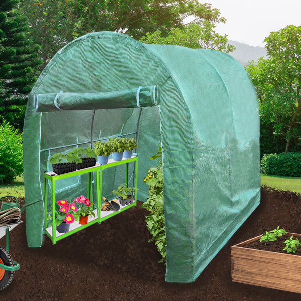 Polytunnel 19mm 2.5m x 2m with Racking - Used - Good