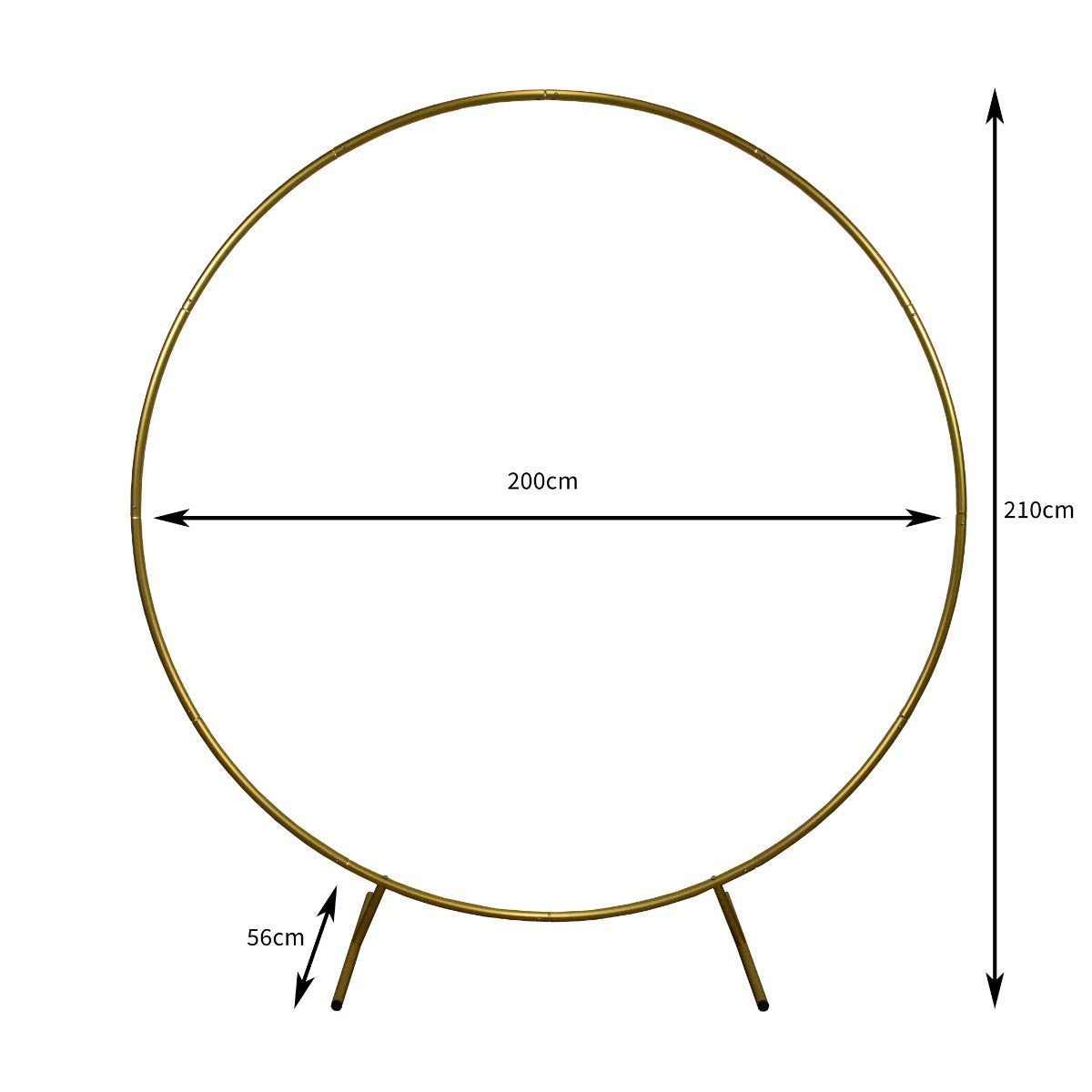 Wedding Moongate 200cm - Gold - Used - Acceptable