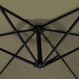 Beige Cantilever Parasol & Square Base - Used - Acceptable