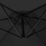 Black Cantilever Parasol & Fan Base - Used - Good