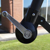 Black Cantilever Parasol & Fan Base - Used - Good