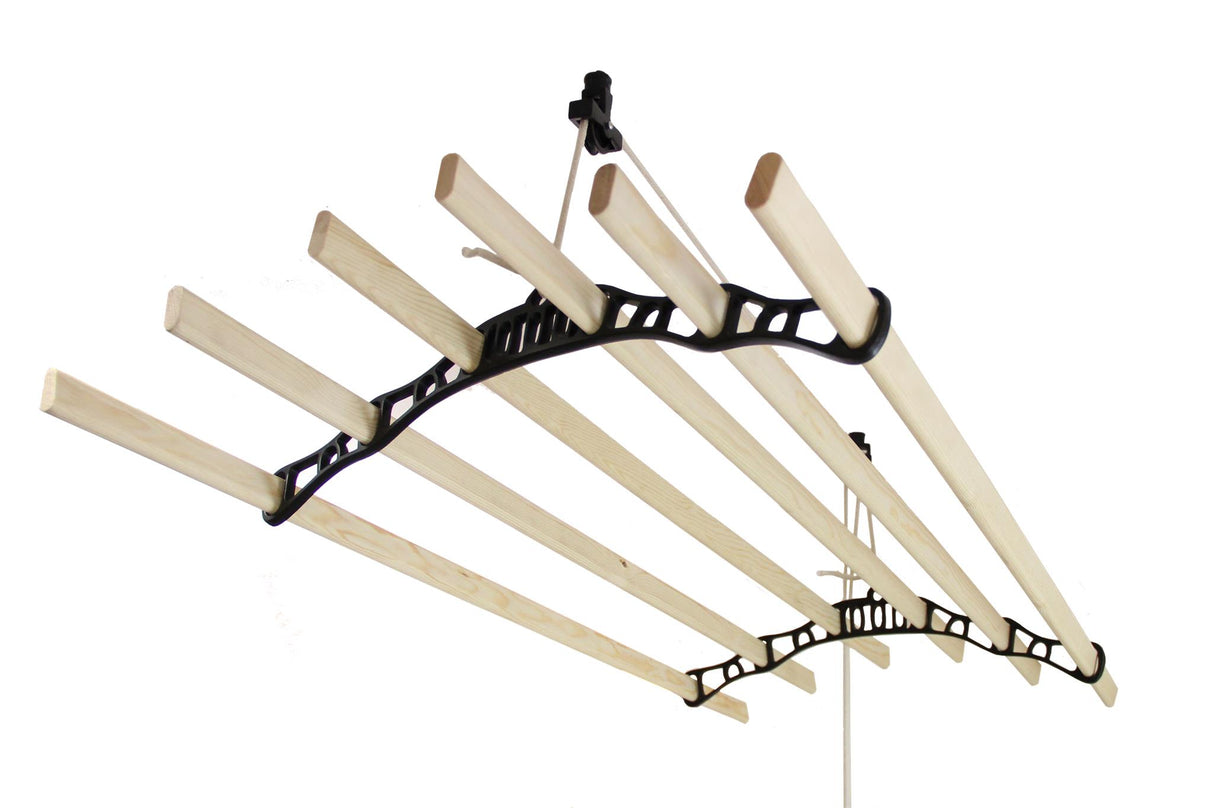 Clothing Airer Ceiling Pulley - Black - 2.4m - Used - Acceptable