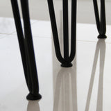 4 x 14" Hairpin Legs - 2 Prong - 10mm - Black - Like New