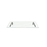 MonsterShop Glass Door Canopy & Brackets, 120cm W, 80cm D - Like New