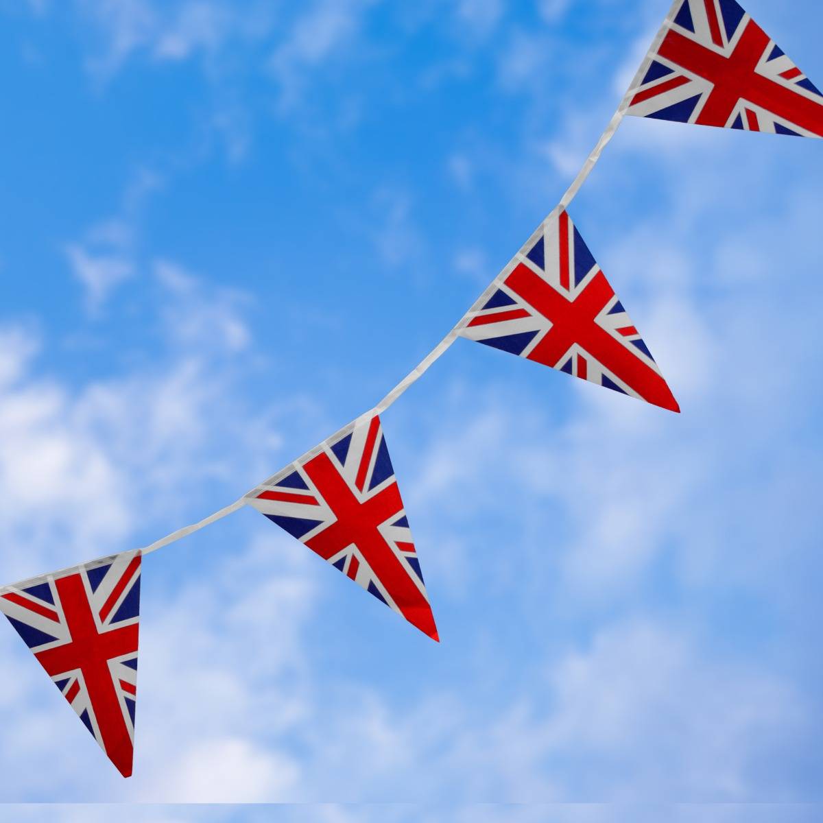 2 x Union Jack Flag Bunting 10m - Like New
