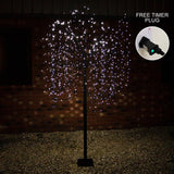 Weeping Willow Tree - Black - 240cm - Cool White - Used - Very Good