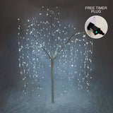 Weeping Willow Tree - 180cm White 400 Cool White LED - Used - Acceptable