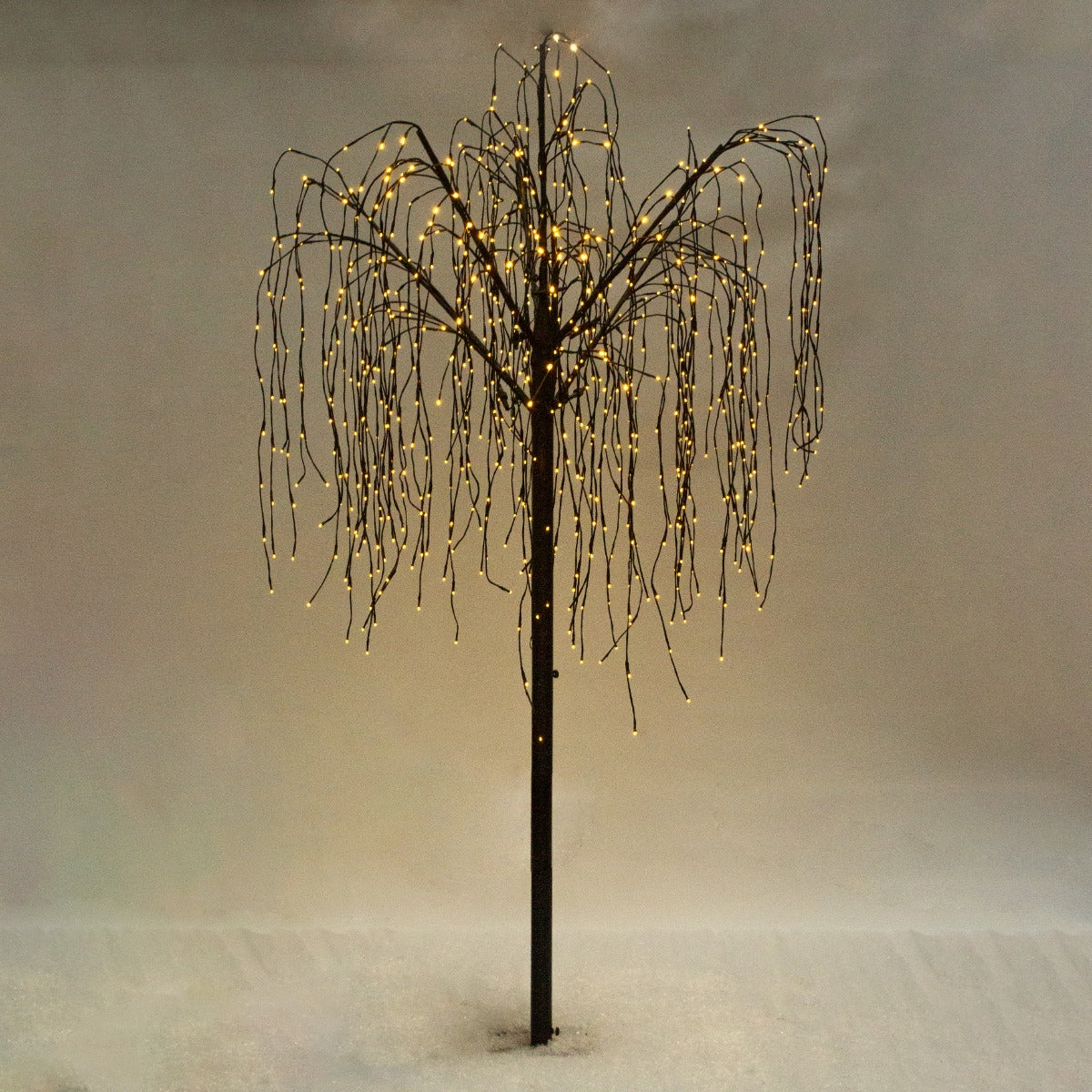 Weeping Willow Tree - Black - 240cm - Warm White - Used - Good