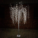 Wedding Moongate - White & 2 x Weeping Willow Tree 240cm Cool White - Used - Acceptable