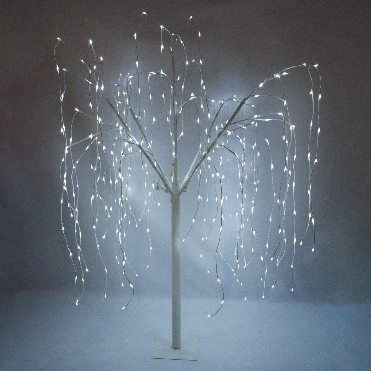 Weeping Willow Tree - 180cm White 400 Cool White LED - Like New