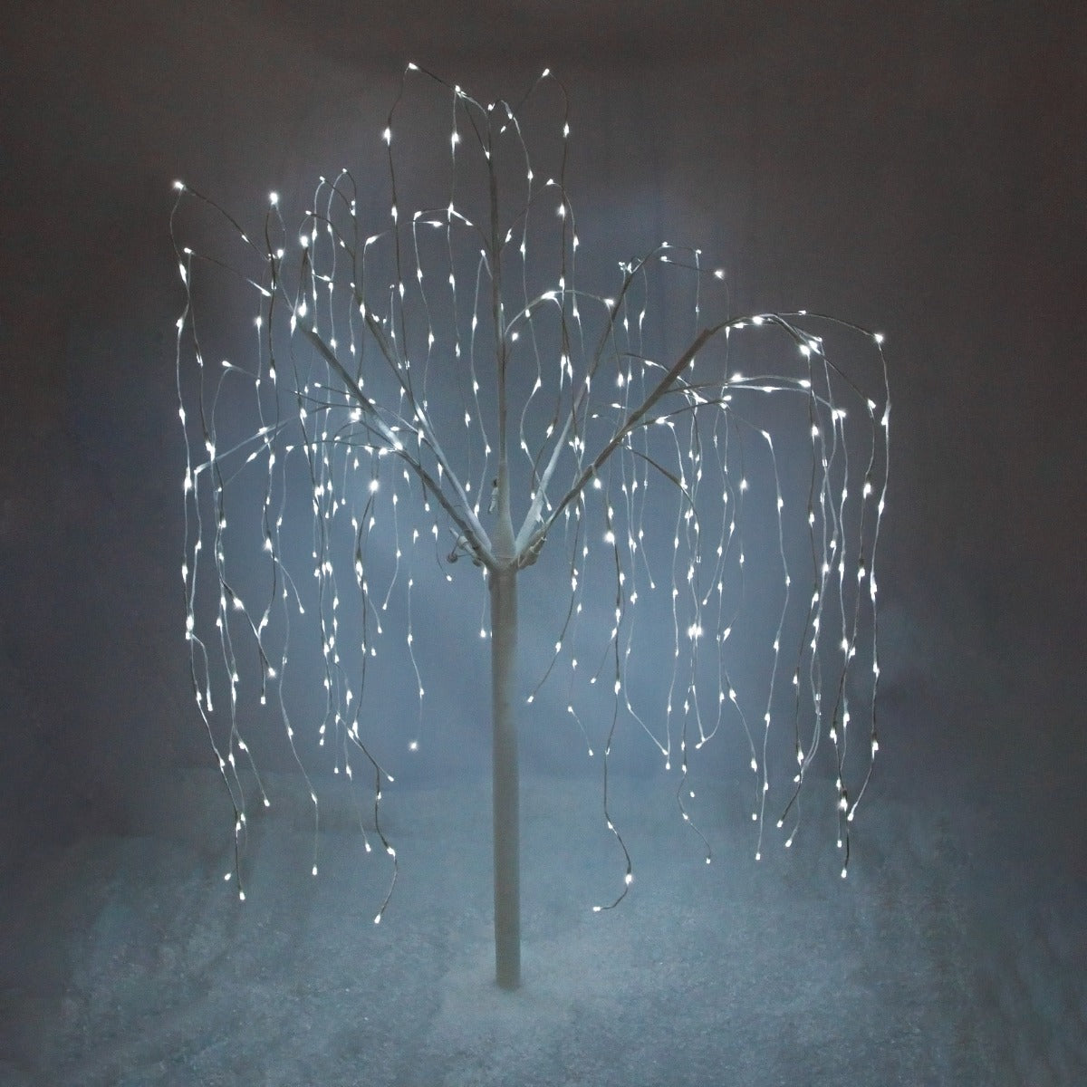 Weeping Willow Tree - 180cm White 400 Cool White LED - Used - Acceptable