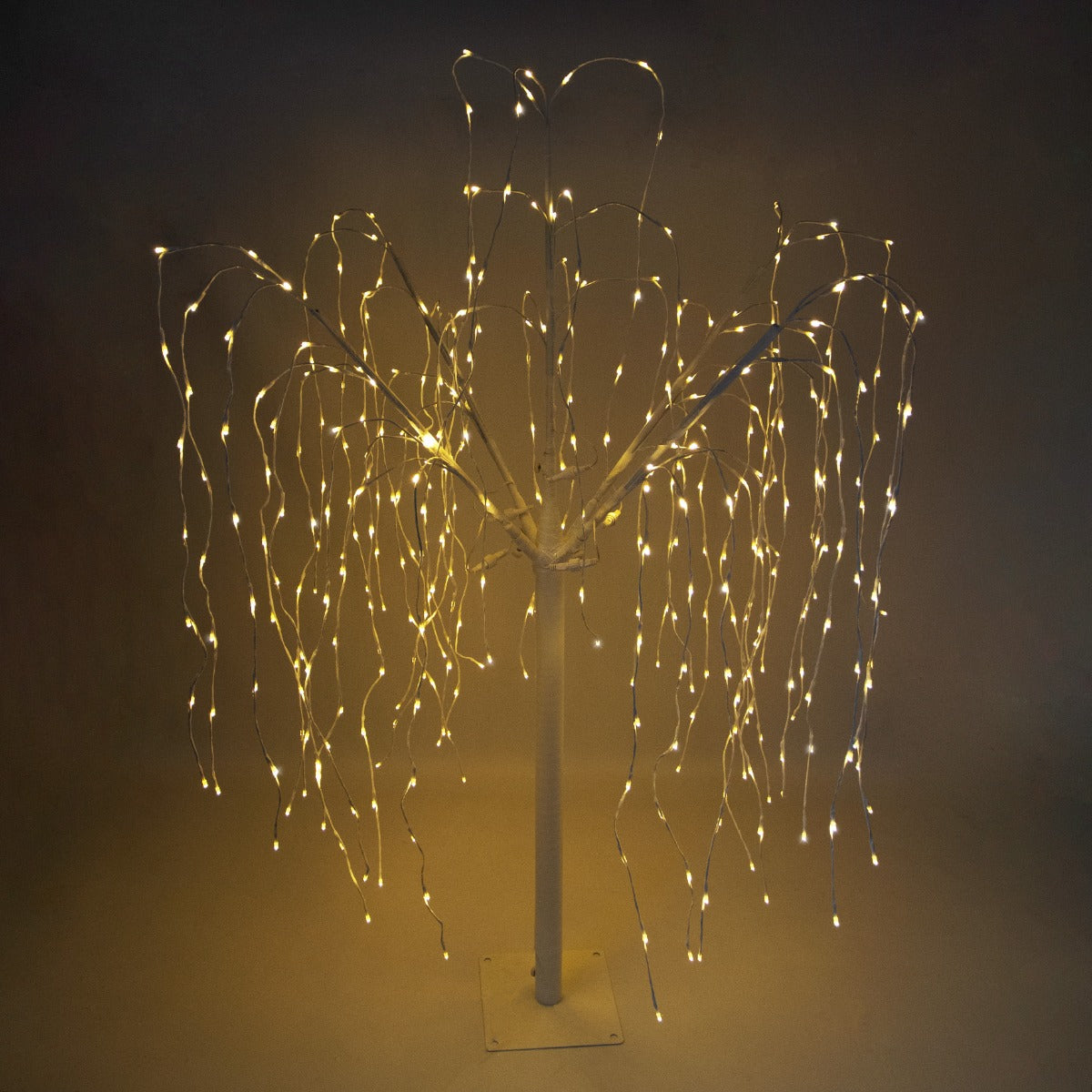 Wedding Moongate - White & 2 x Weeping Willow Tree 180cm Warm White - Like New